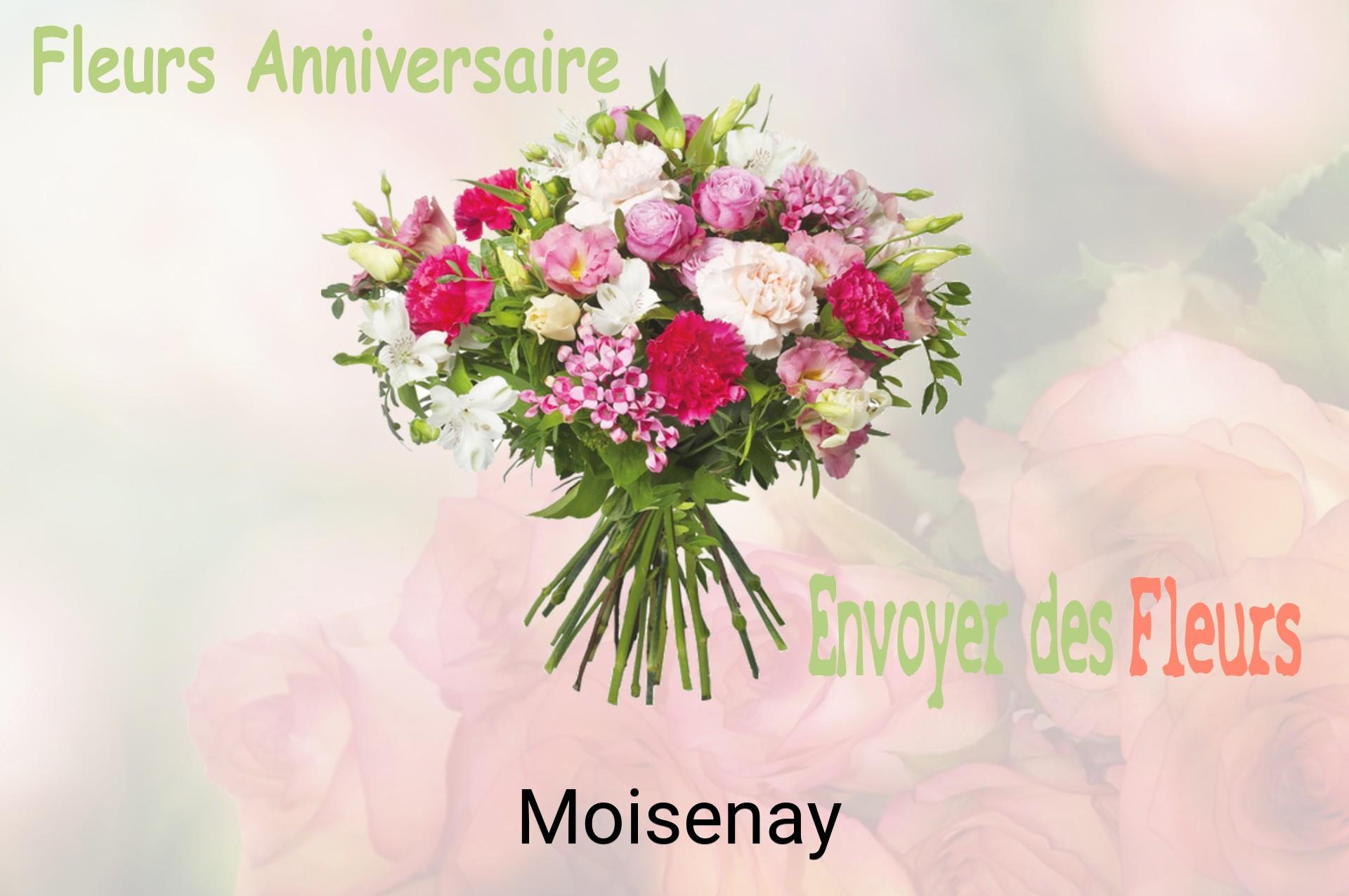 Bouquet de fleurs d’anniversaire livré à Moisenay